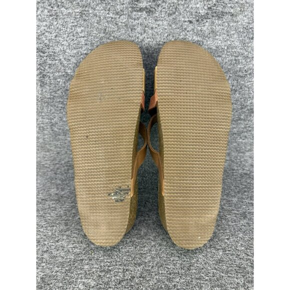 ✅Autenti Sandals Women's 40/9-9.5 Tri-Color Leather Comfort Slides Made In Spain - Picture 3 of 9